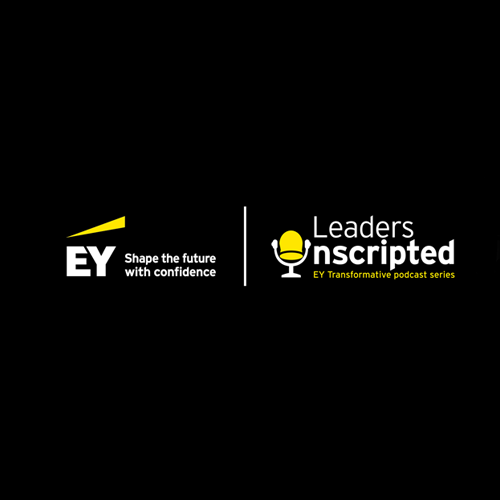 Leaders Unscripted presented by EY logo